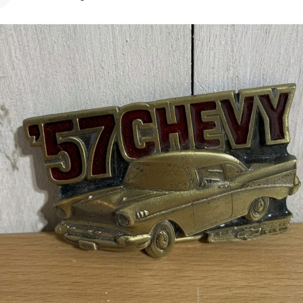 57 Chevy Bel Air belt buckle